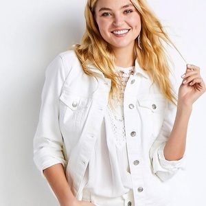 White Jean Jacket